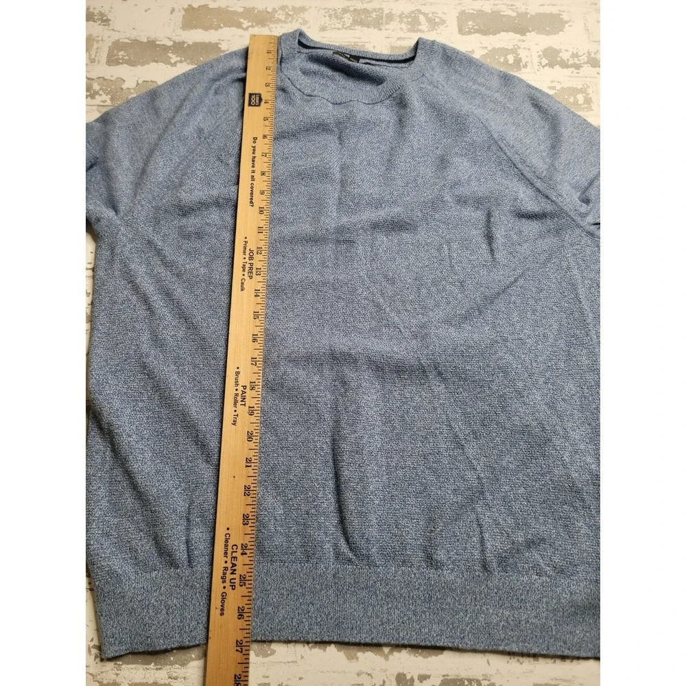 Banana Republic Blue Sweater Men's XL 100%‎ Cotton Crew Neck